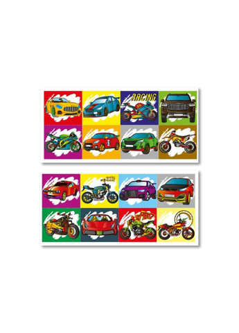 Дитяча розмальовка "Авто-Мото" РМ-68-05, 16 наліпок Апельсин (366976584)