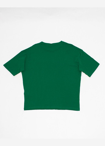 Зелена футболка,зелений з принтом,cool club Trendyol