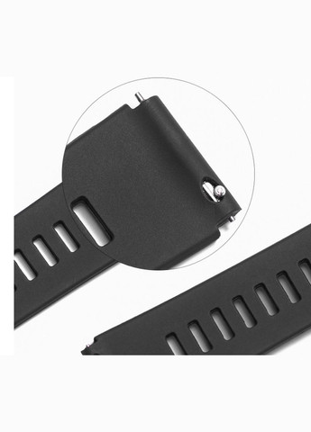 Силиконовый ремешок для часов. Ширина: 16 мм. Черный. Подходит на Huawei TalkBand B3, B6, B7 (совместимый). No Brand (370101864)