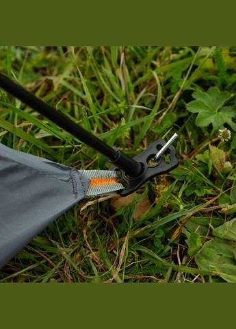 Палатка туристическая двухместная 200*150*110 см, оранжевая LUGI (316474051)