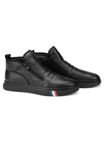 Черные зимние ботинки 7214307-б цвет черный Clemento