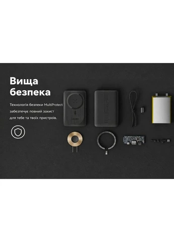Пауэрбанк 10000 mAh — Беспроводной power bank для iPhone и Android Veger (385791211)