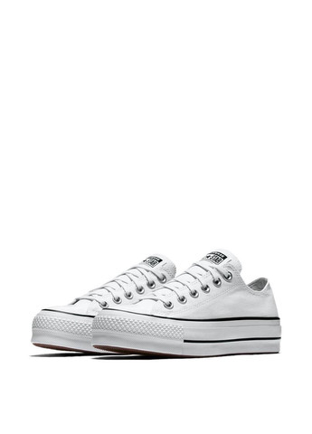 Белые женские кеды 560251c белый ткань Converse