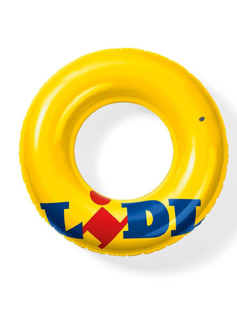 Надувний круг для дорослих Lidl жовтий Crivit (291160373)