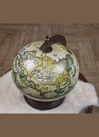 Глобус бар настольный Карта мира новый дизайн кремовая сфера 33 см (33002NCG33) Гранд Презент (282738118)