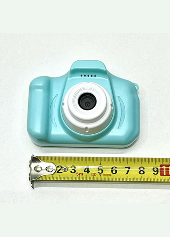 Фотоапарат дитячий відео фото ігри прослуховування музики підтримує microSD Бірюзовий (C 48359) No Brand (304421607)