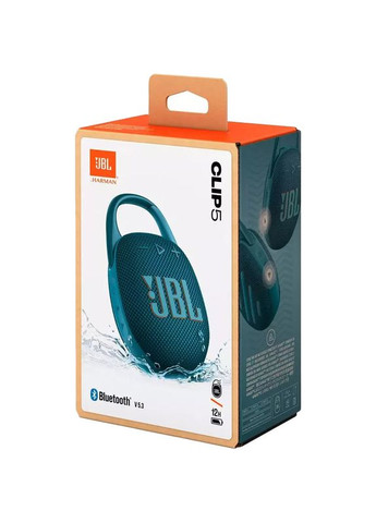 Портативна акустика Clip 5 Blue (JBLCLIP5BLU) JBL (314802067)