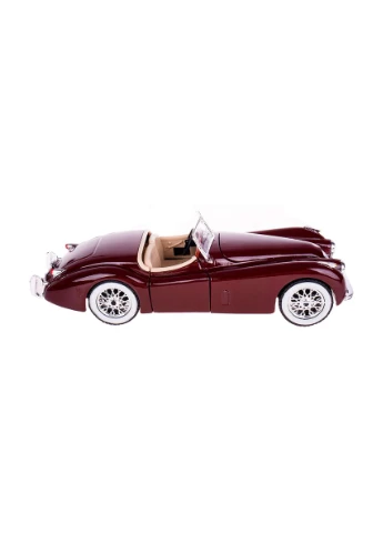Автомодель - JAGUAR XK 120 (1951) (асорті вишневий, сріблястий, 1:24) Bburago (339781853)