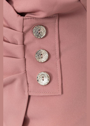 Пудровое повседневный повседневное платье с длинными рукавами на запах свободного кроя черное (sku_176r1050) No Brand однотонное