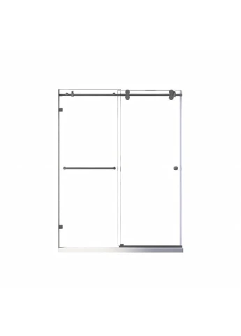 Двері в нішу SR SD06-140x220-TR-07 прозоре скло Easy Clean 8мм, графіт (KR5369) KOER (388162876)
