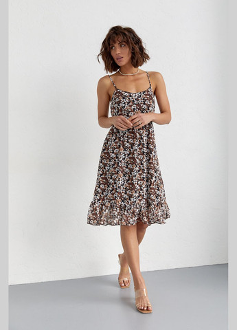 Сарафан із шифону на бретельках Liton (296909058)