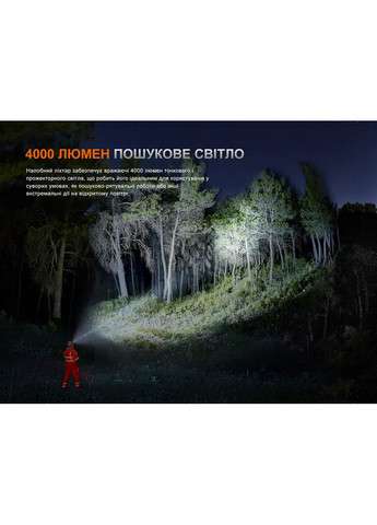 Ліхтар налобний HP35R SAR з вогнетривкою пов'язкою Fenix (353505262)