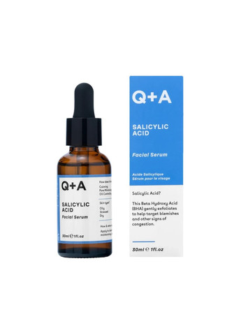 Сыворотка для лица с салициловой кислотой Salicylic Acid Facial Serum 30ml Q+A (332170555)