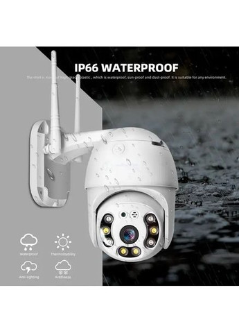 Вулична поворотна IP камера відеоспостереження WiFi N3 6913 - 2mp ICSee - камера зовнішнього спостереження для дому Digital (363832839)