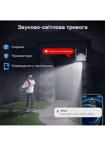 IP PTZ-відеокамера з WiFi 2Mp+8Mp VLC-9284WI10Z/2C (Camhi Pro) f=3.6mm+8mm, ІЧ+LED-підсвічування, з мікрофоном Light Vision (362961921)