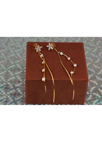 Сережки гвоздики в'юн 11 см золотисті love-shopping Xuping Jewelry (354657680)