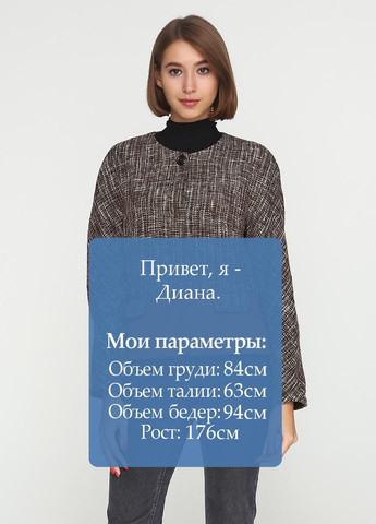 Коричневый женский пиджак 43oo35-31299 коричневый Gerry Weber - демисезонный