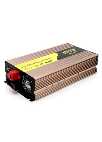 Перетворювач автомобільний інвертор Pure Sine Wave Inverter 12В-220В 3000W з чистою синусоїдою (2104618828) No Brand (370606373)