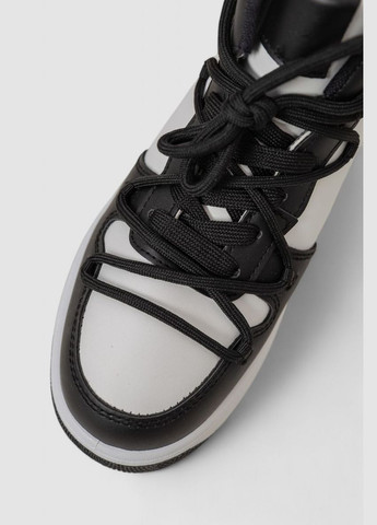 Кросівки жіночі,, 243R721 Fashion чорно-білі (364849016)