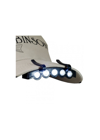 Ліхтарик тактичний На кепку або Molle CAP LIGHT 5 LED SCHWARZ (15183300) Mil-Tec (292734724)