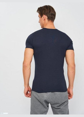 Темно-синяя футболка t-shirt mezza manica scollo v темно-синий Kappa