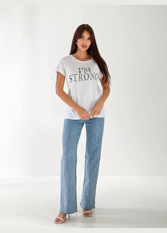 Жіноча футболка з написом Fashion - (336214715)