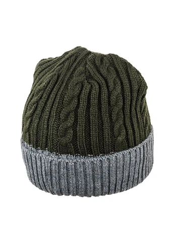 Шапка Twisted Tricot Hat Olive/Grey O102602-E856 Jeep (399401802)