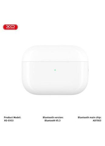 Наушники беспроводные EV53 V Full-Featuкрасный ANC Noise Canceling Headphones with Buzzer белые XO (370613758)