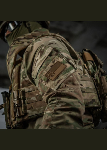 Нашивка прапор України з малим гербом PVC coyote M-TAC (315339411)