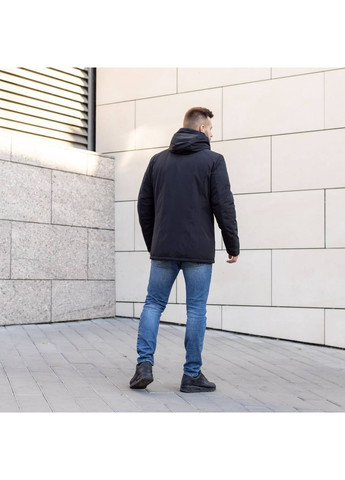 Чорна зимня чоловіча зимова куртка великого розміру SK