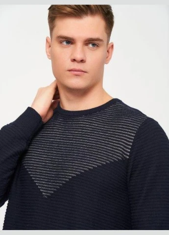 Темно-синій джемпер демісезон,темно-синій-сірий, Casual Friday