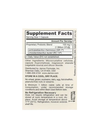 Vegan Fem Dophilus® 1 Billion Cfu - 30 vcaps (Пошкоджена банка) Jarrow Formulas (388563491)