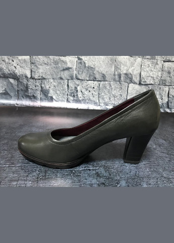 Tamaris Шкіряні туфлі на підборах графітового кольору,, Німеччина сірий з натуральна шкіра, німеччина — демісезон (308359782)