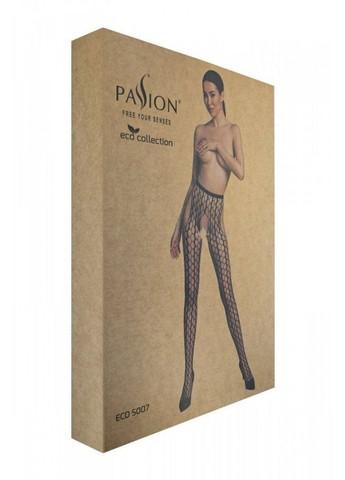 Эротические колготки-бодистокинг ECO S007 black Passion (297573900)