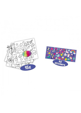 Книжка-розмальовка - Пухнастики Ses Creative (335055783)