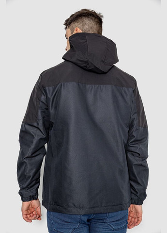 Темно-синяя демисезонная куртка мужская демисезонная с капюшоном 214r61035 Ager Куртка