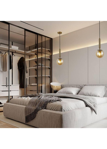 Скляний підвіс 15см (916-3515-1 BRZ+BR) No Brand (370069542)