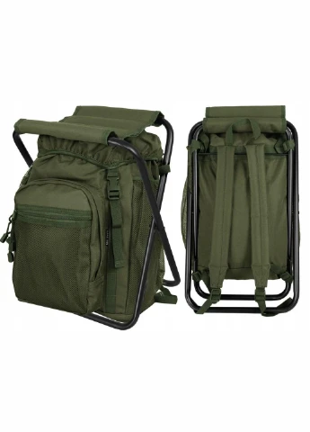 Крісло-рюкзак складне 20 л Олива ANSITZRUCKSACK M.HOCKER OLIV (14059001-20) Mil-Tec (296654508)