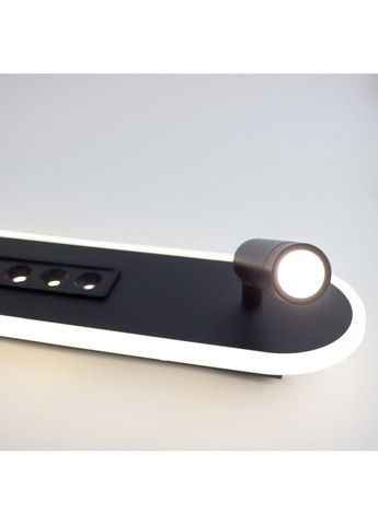 Керована світлодіодна люстра SHEFFIELD 52+6W-3RL-APP-800x120-BLACK/WHITE-220-IP20 ESLLSE (301020844)