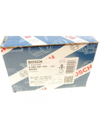 Колодка гальм. барабан. MITSUBISHI GALANT, задн. (вир-во ) 0 986 487 766 Bosch (332213777)