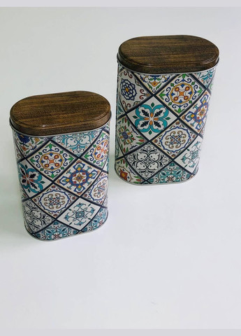 Набір 2шт банка-контейнер для сипучих (чаю, цукру, круп) ПЕРСІЯ-1 OSM (329203237)