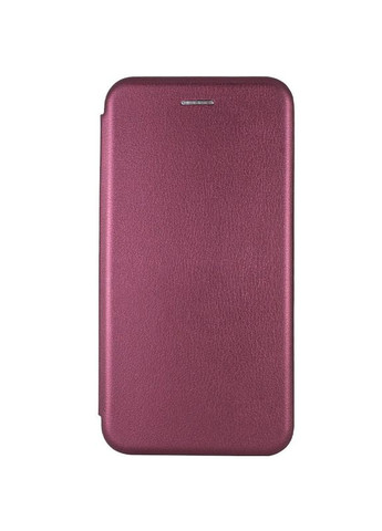 Чехол для a12 / самсунг а12 книжка подставка с магнитом и микрофиброй (бордовый) Samsung (265225408)