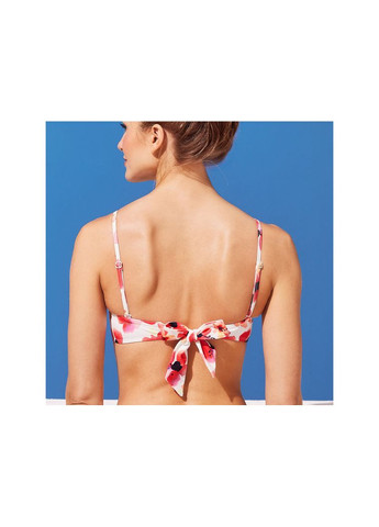 Верхня частина купальника з ущільненими чашками для жінки LYCRA® 443452 38(S) Різнобарвний Esmara С открытой спиной, С открытыми плечами (331238473)