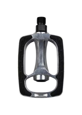 Педалі велосипедні зі світловідбивачами алюмінієві, сріблясті (VR-6293) No Brand (309045336)