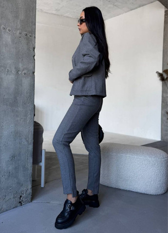 Базовый повседневный демисезонный костюм двойка: бомбер на кнопках + штаны Allthings (362219670)