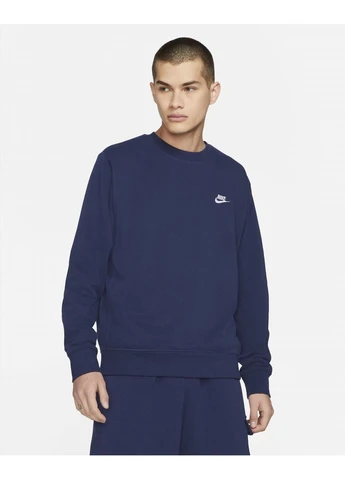 Синий свитшот sportswear club blue bv2666-410 Nike (397994153)