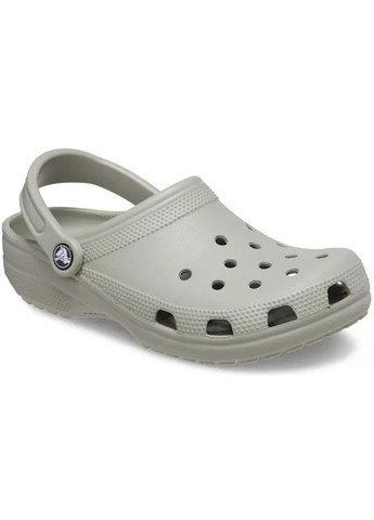 темно-серебряные кроксы clog elephant 10001 Crocs