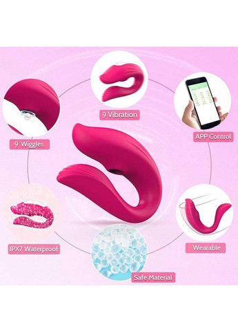 Вакуумний смарт вібратор для пар Love Spouse (366732752)