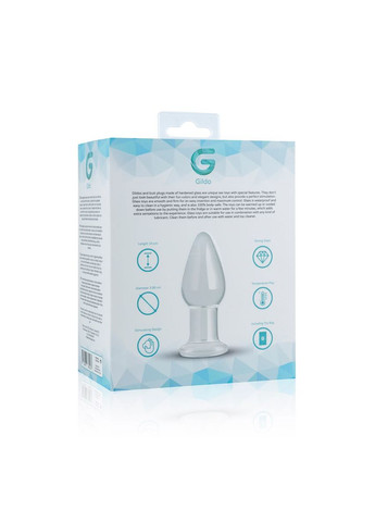 Скляна анальна пробка Glass Buttplug No. 24 Gildo (297587265)