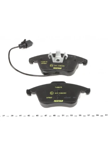 Колодки гальмівні (передні) Audi A4/A5 07- (Teves) Q+ (з датчиком) 2470601 UA63 Textar (339655764)